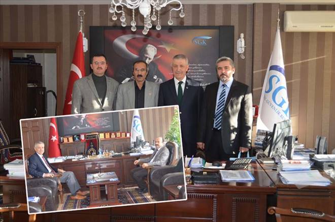Şahin ve Yüksekten Saffet Çalışkana ziyaret