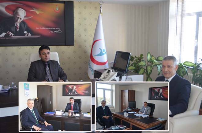 Saffet Çalışkan KHB Genel Sekreteri Op. Dr. Himmet Durgutu ziyaret etti