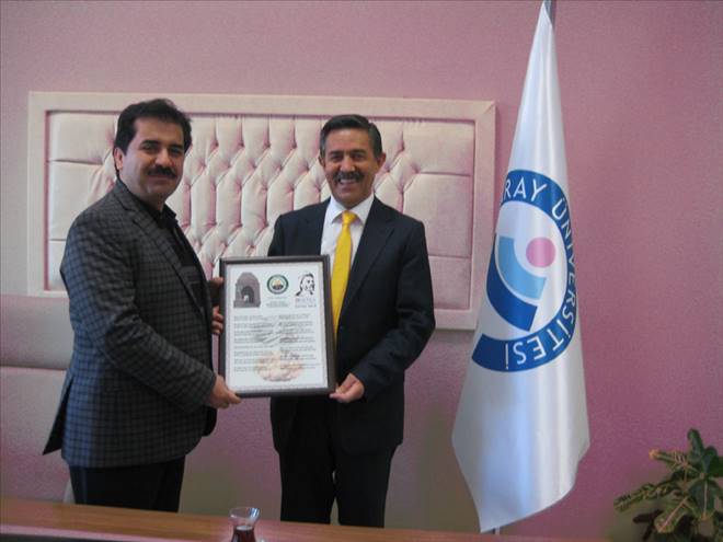 Ortaköylüler Derneğinden Prof. Mehmet Bahaüddin Varol`a nezaket ziyareti.
