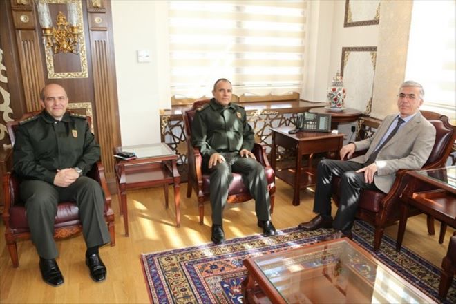 Jandarma Bölge Komutanı Tuğgeneral Uğur Özcan dan ziyaret