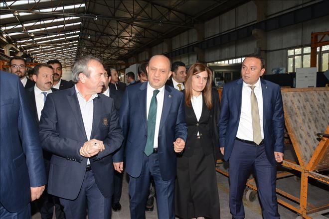 Bilim, Sanayi ve Teknoloji Bakanı Fikri Işık Aksaraya Geldi