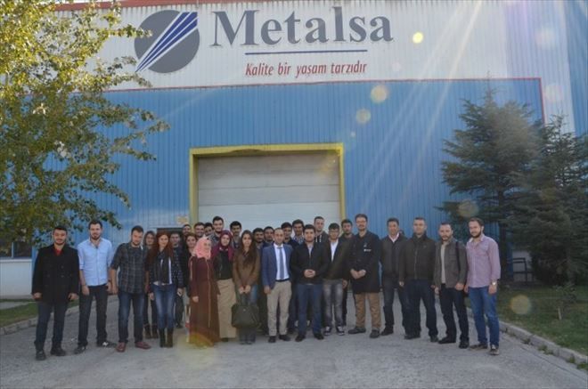 Üniversite Sanayi İşbirliği Kapsamında Öğrenciler Fabrikaları Gezdi