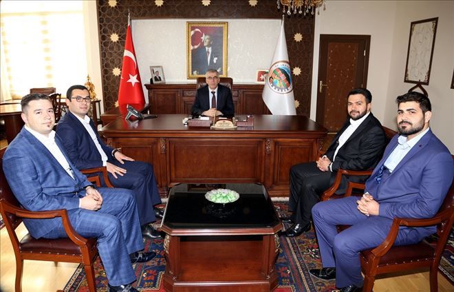 Muhammed Aktaş ve yönetiminden Vali Ataklı´ya ziyaret