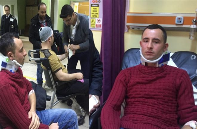 İşçileri Taşıyan Servis Minibüsü Devrildi: 12 Yaralı