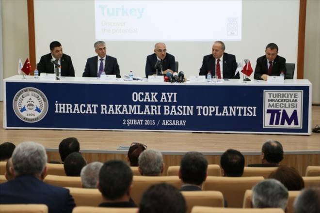 Ocak ayının ihracat rakamları, Aksarayda açıklandı