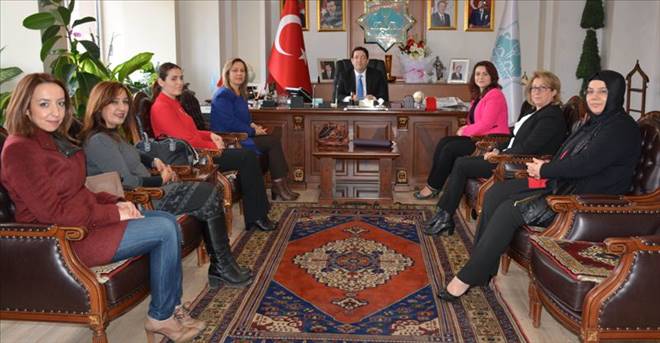 Kadın Girişimcilerden Başkan Yazgı`ya Ziyaret