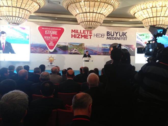 Davutoğlu Belediye Başkanları ile İstişare ve Değerlendirme Toplantısına Katıldı