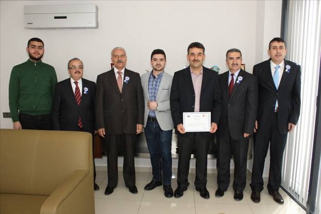 Duyarlı İşadamına Maliyeden onur belgesi 