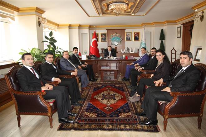 Uluslararası Vizyon Gençlik Derneği`nden Başkan Yazgı`ya Ziyaret