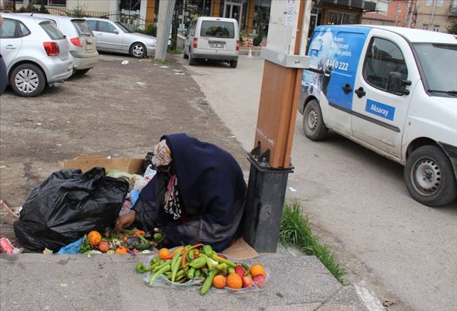 Çöpten meyve-sebze toplayan kadın, sahtekar mı?