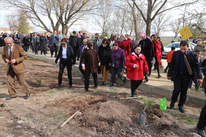 Daha yeşil bir Aksaray için fidanlar toprakla buluştu