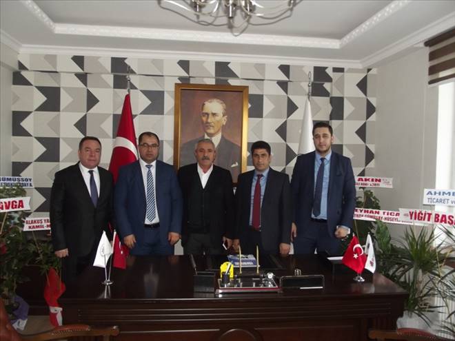 Ak Parti Aday Adayı Gümüşsoydan AKMÜB Başkanı Gümüşayı Ziyaret
