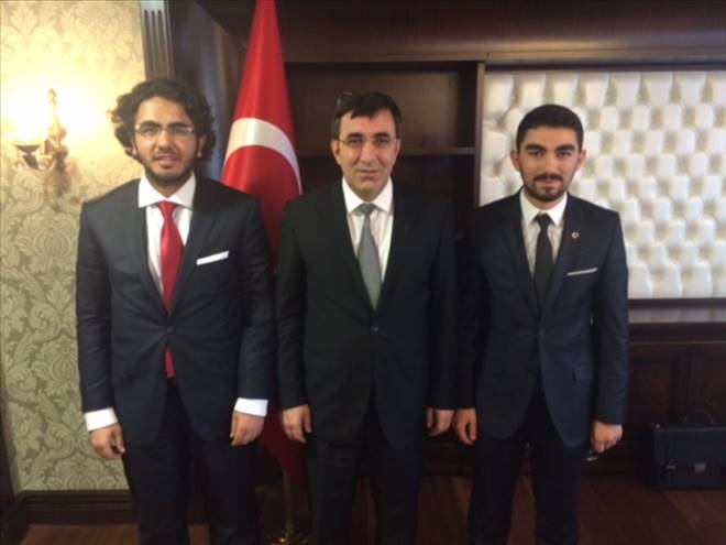Hasan Dağ Kalkınma Bakanı Yılmazı ziyaret etti