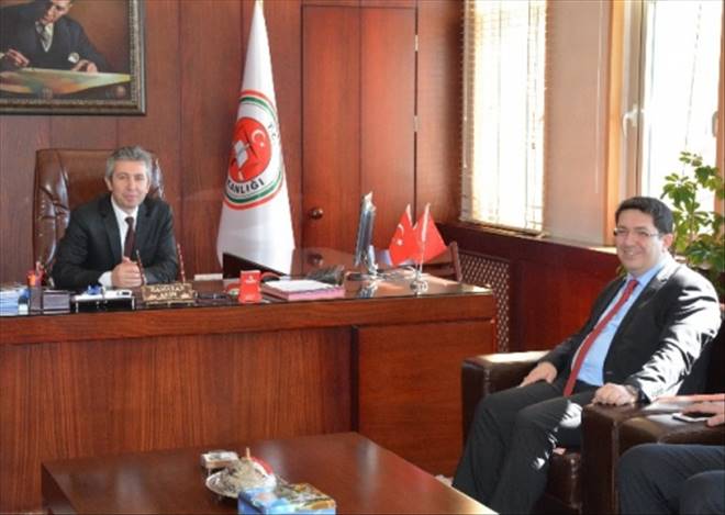 Başkan Yazgı`dan, Akın`a Ziyaret