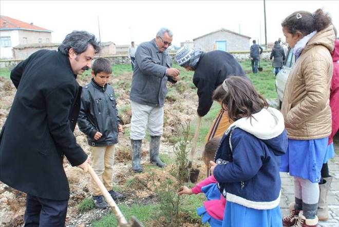 Darıhüyük Köyü İlkokulunda İmece Ruhu Canlanıyor