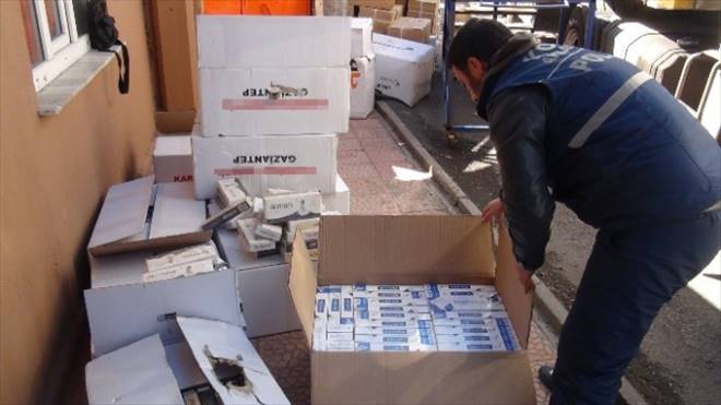 Tekstil Eşyaları Arasında Kaçak Sigara Sevkiyatı