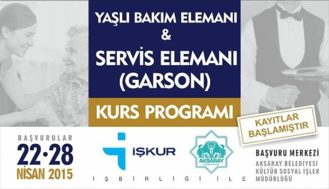 Belediye Yaşlı Bakım Ve Servis Elemanı Kursu Düzenleniyor