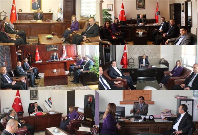 Ak Parti adaylarından protokol ziyareti