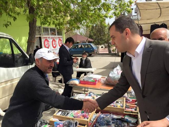 MHP Adayları İlçelerde çalışıyor