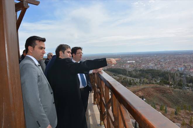 Başkan Yazgı Seyir Terasında İncelemelerde Bulundu