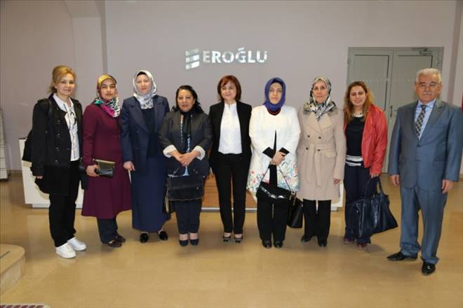Aksaray Kadın Platformu OSBde incelemelerde bulundu