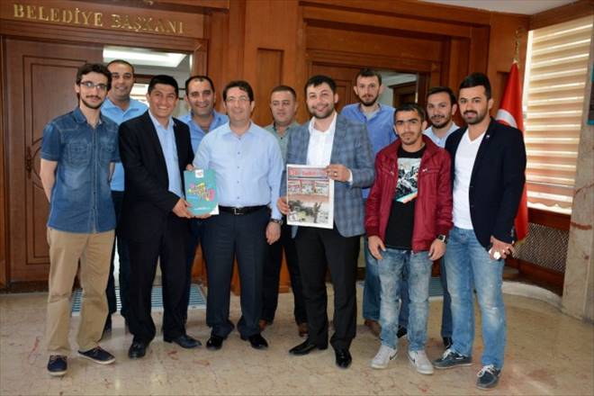 Ak Parti Gençlik Kolları yönetiminden başkan Yazgıya ziyaret