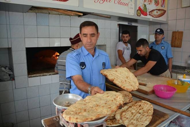 Ekmek ve pide fırınları denetledi