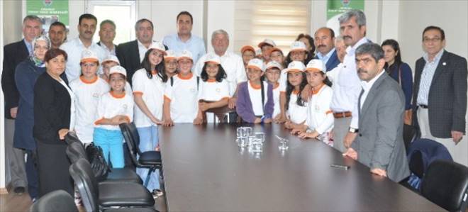 Aksaray`da Minik Öğrenciler Tarım Alanında Bilgilendirildi