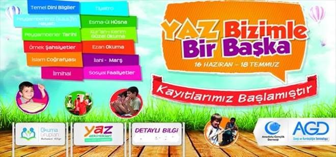 AGD Yaz Kurslarına Kılıçaslan Okulunda Başladı