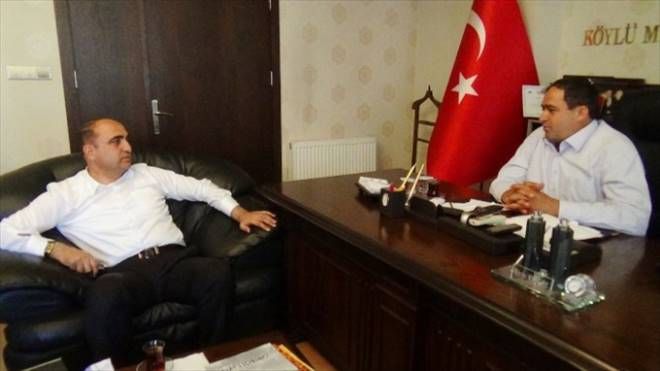 Nevzat Palta, Ziraat Odası Başkanı Emin Koçak´ı makamında ziyaret etti.
