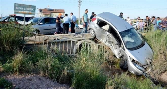 Otomobil Sulama Kanalına DÜştü: 7 Yaralı