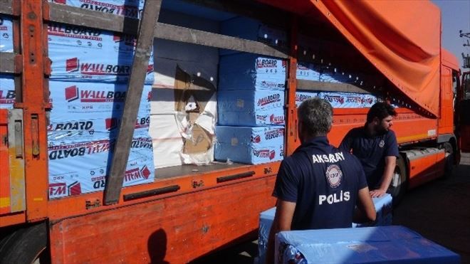  Tir´da 100 Bin Paket Kaçak Sigara Ele Geçirildi