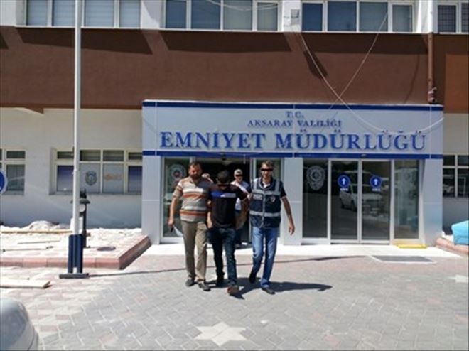 Bıçakla tehdit eden yağmacı yakalandı