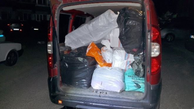 Aksaray´da 7 Bin Paket Kaçak Sigara Ele Geçirildi