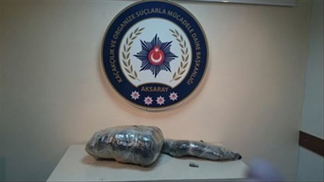 Aksaray´da 8 Kilo Esrar Ele Geçirildi