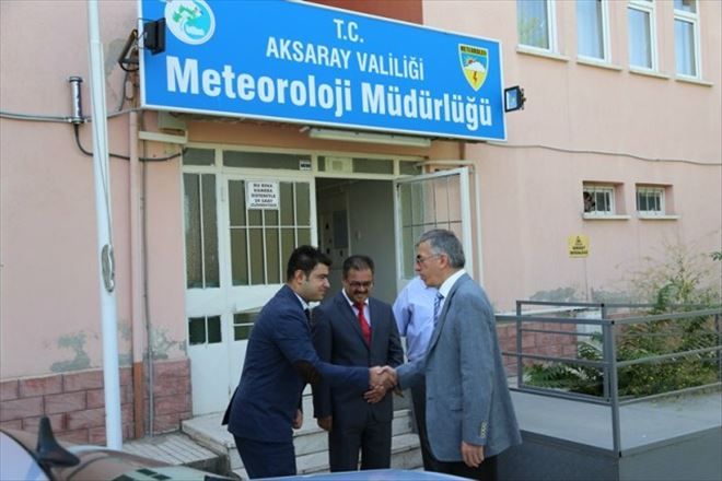 Vali Ataklı Meteoroloji ve PTT yi ziyaret etti