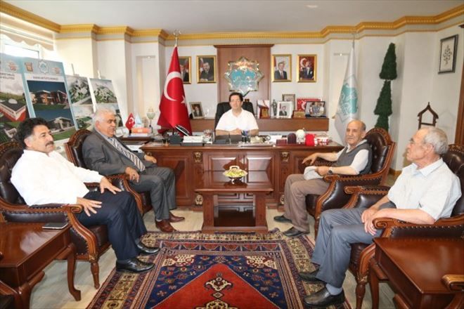 Aktürk Başkan Yazgıyı ziyaret etti