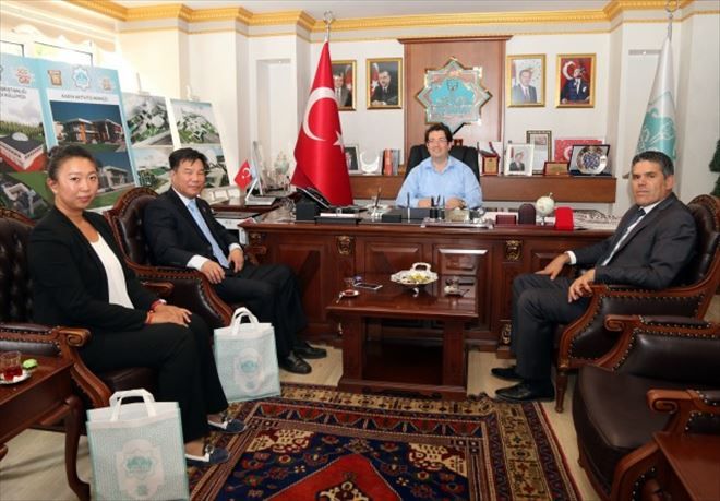 Xueqiang Yin, Başkan Yazgı´yı Ziyaret Etti