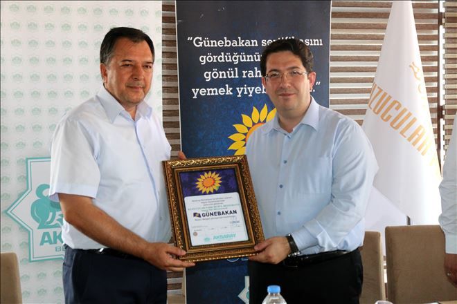 14. Günebakan Sertifikası Kuzucular Park Otel´e Verildi