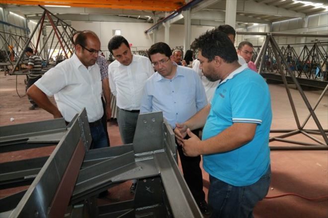 Yazgı, Kadın Aktivite Merkezi İnşaatınde denetim yaptı