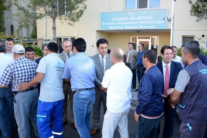 Başkan Yazgı Belediye Personeli İle Bayramlaştı