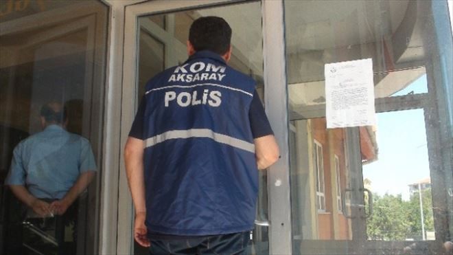 Aksaray da Dershane Operasyonu