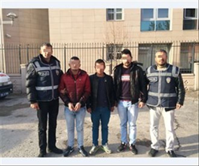 Boya Hırsızları yakalandı 
