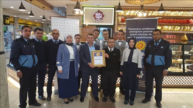 Fatih Sabri Pastanesi Günebakan Sertifikası Aldı