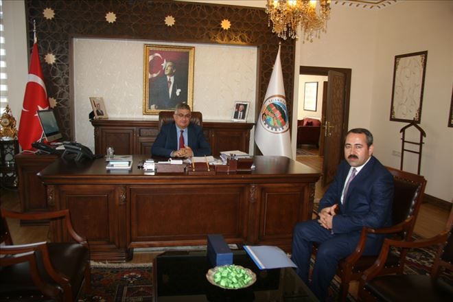SGK yeni İl Müdürü Vali Aykut Pekmez´i ziyaret etti.