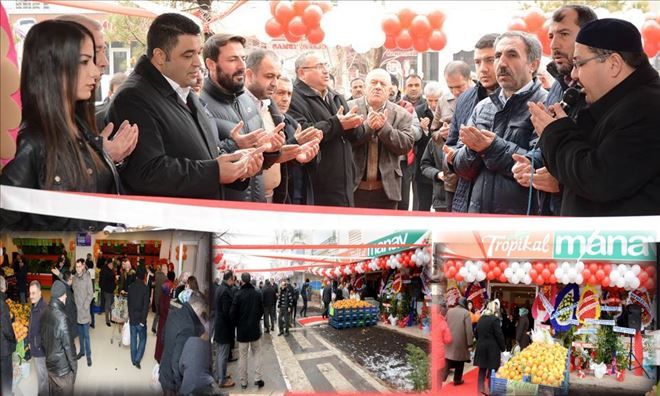 Aksaray´ın En Büyük Manavı Tropikal Açıldı 