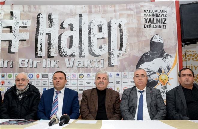 Aksaray, ?Halep için Birlik Vakti´ dedi