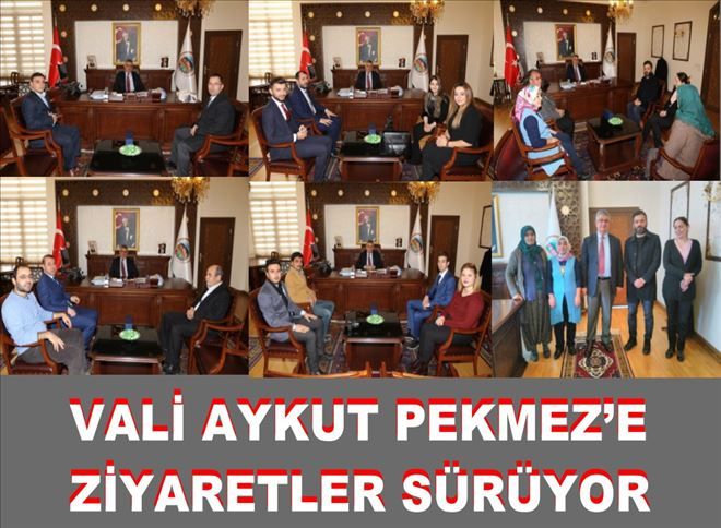 Vali Aykut Pekmez´e  Ziyaretler Sürüyor