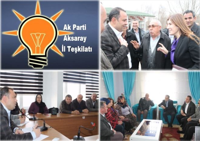 Ak Parti den Muhtarlar İle İstişare Ve İlçe Ve Beldelere Ziyaret