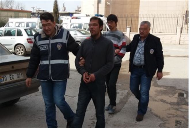 Hırsız Zanlıları Kombiyi Satamadan Yakalandı